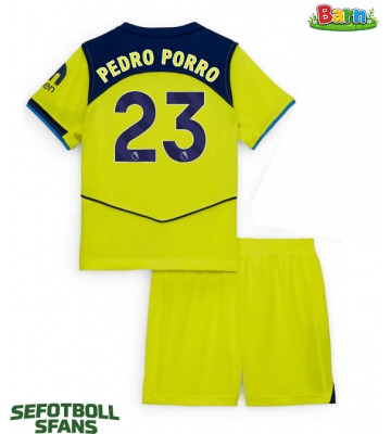Tottenham Hotspur Pedro Porro #23 Tredjeställ Barn 2025-26 Kortärmad (+ Korta byxor)